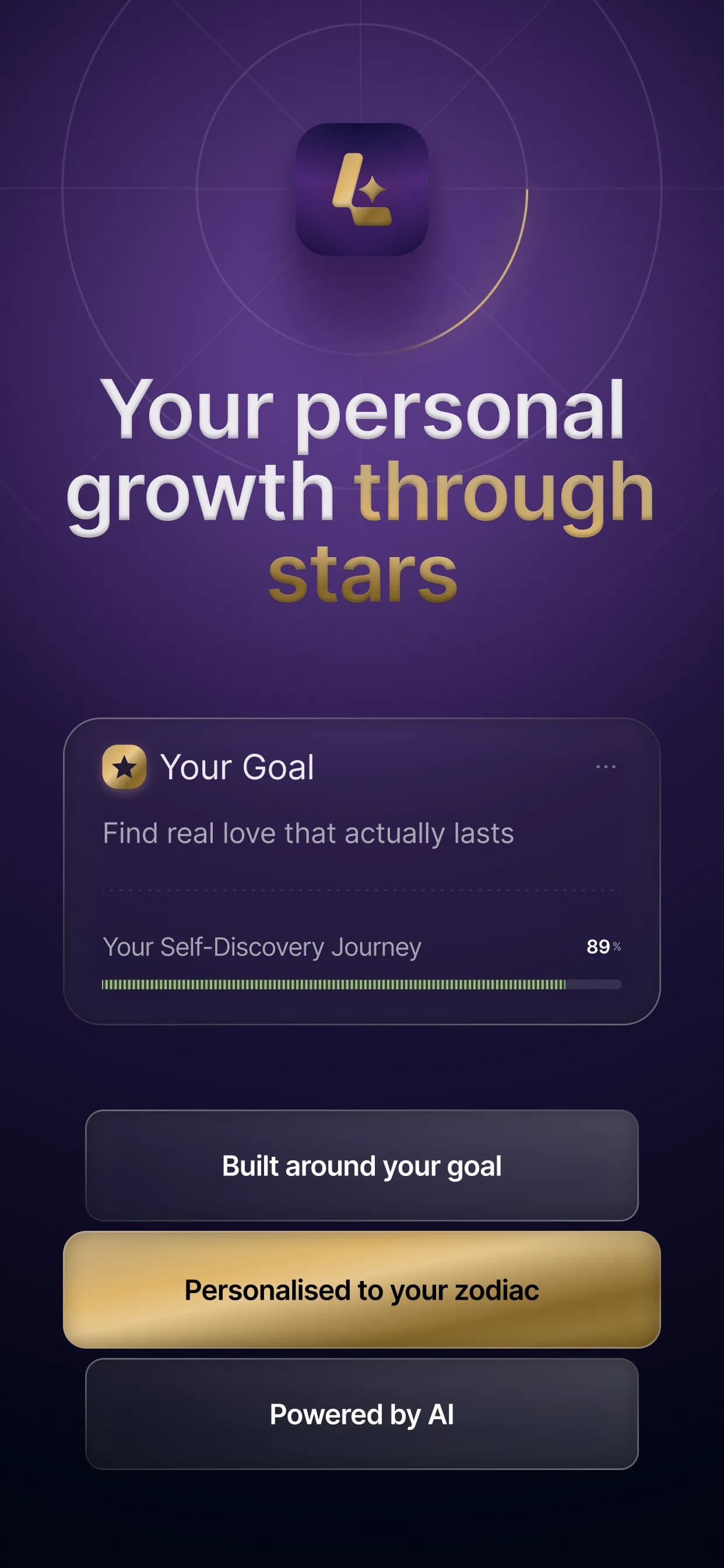 Your personal growth through stars